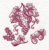 Grapes Botanical (Toile)