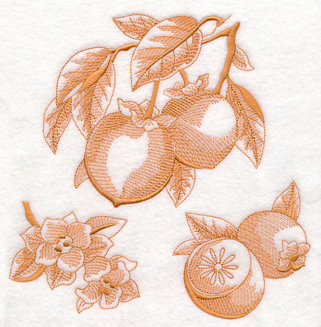 Persimmon Botanical (Toile)