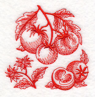 Tomato Botanical (Toile)