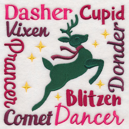 Santa's Eight Reindeer Square