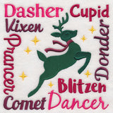 Santa's Eight Reindeer Square