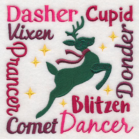 Santa's Eight Reindeer Square