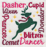 Santa's Eight Reindeer Square