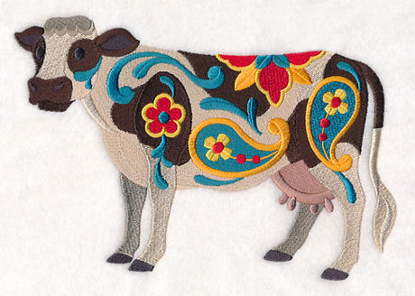 Flower Power Holstein Cow