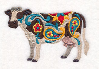 Flower Power Holstein Cow