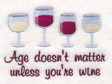 Age Doesn't Matter Unless You're Wine