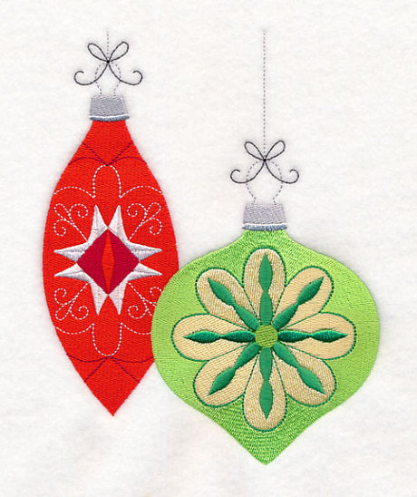 Retro Christmas Ornaments