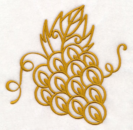 Grapes (Goldwork)