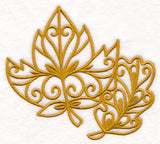 Fall Leaves (Goldwork)