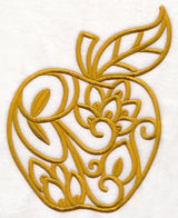 Apples (Goldwork)