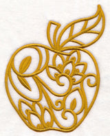 Apples (Goldwork)