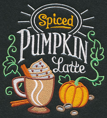 Spiced Pumpkin Latte Chalkboard