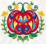 Swedish Folk Art Pumpkin