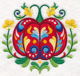 Swedish Folk Art Pumpkin