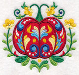 Swedish Folk Art Pumpkin