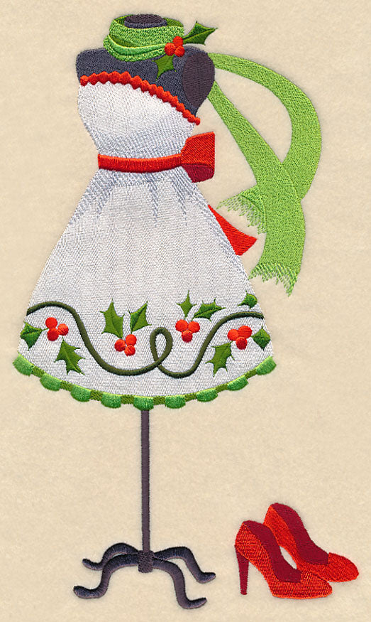Christmas Fashionista Dress Form