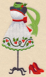 Christmas Fashionista Dress Form