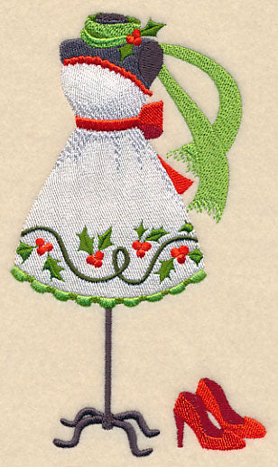 Christmas Fashionista Dress Form