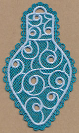 Christmas Light (Battenburg Lace with Rayon)