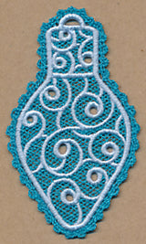 Christmas Light (Battenburg Lace with Rayon)