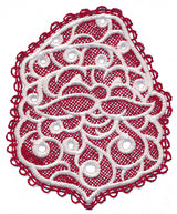 Christmas Santa (Battenburg Lace with Rayon)