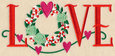 Love Wreath Word