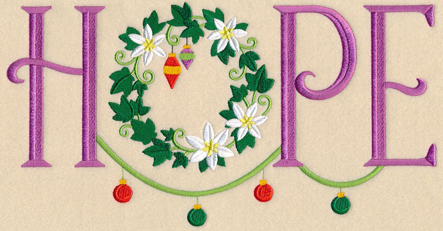 Hope Wreath Word