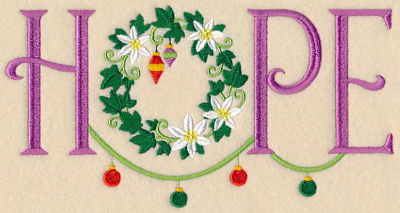 Hope Wreath Word