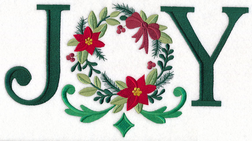 Joy Wreath Word