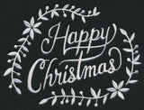 Happy Christmas Laurel (Whitework)
