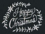 Happy Christmas Laurel (Whitework)