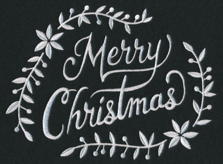 Merry Christmas Laurel (Whitework)