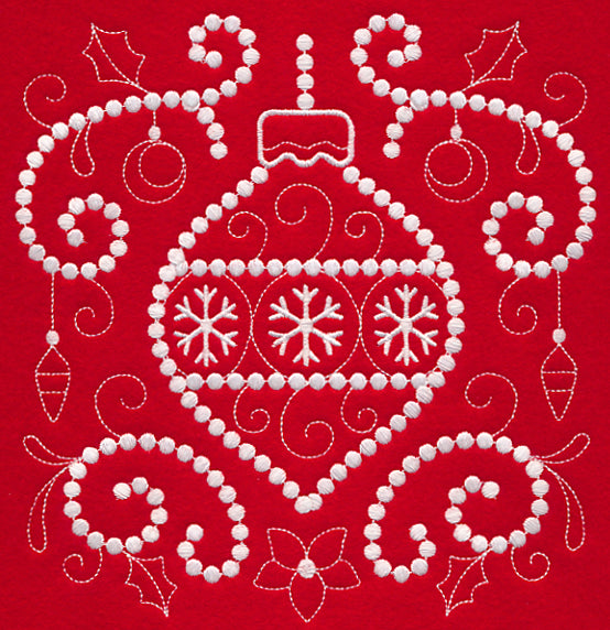 Christmas Ornament (Candlewicking)