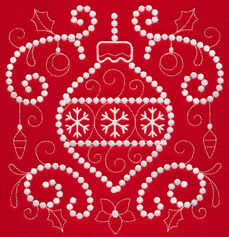 Christmas Ornament (Candlewicking)