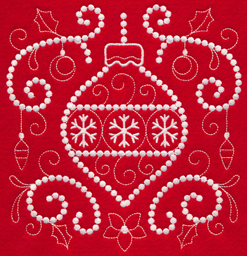 Christmas Ornament (Candlewicking)