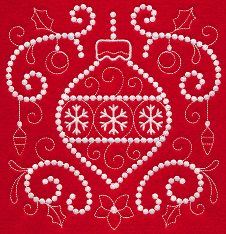 Christmas Ornament (Candlewicking)