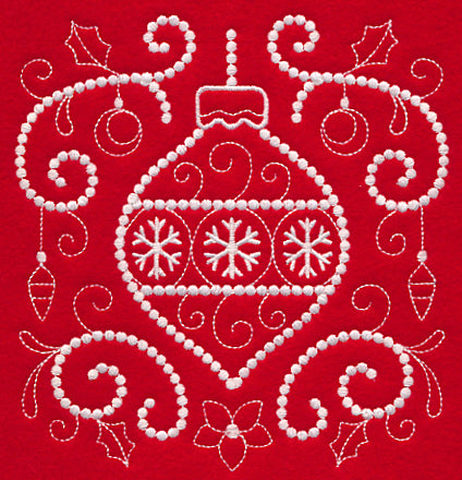 Christmas Ornament (Candlewicking)