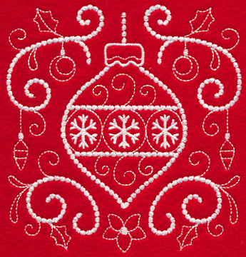 Christmas Ornament (Candlewicking)