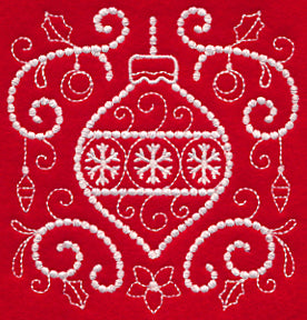 Christmas Ornament (Candlewicking)