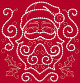 Christmas Santa (Candlewicking)