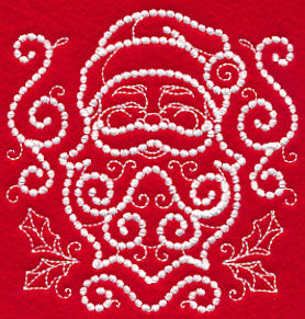 Christmas Santa (Candlewicking)