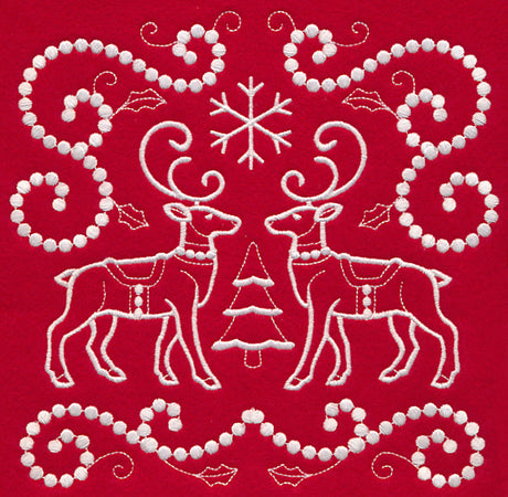 Christmas Reindeer (Candlewicking)