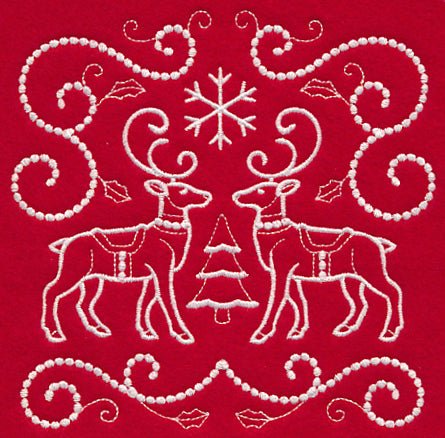 Christmas Reindeer (Candlewicking)