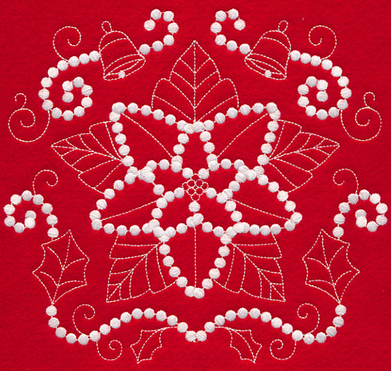 Christmas Poinsettia (Candlewicking)