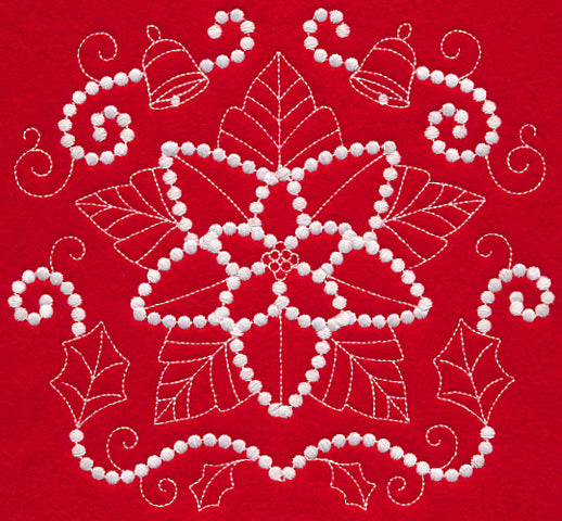 Christmas Poinsettia (Candlewicking)