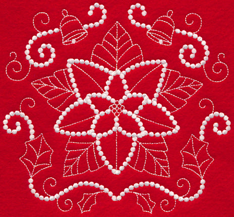 Christmas Poinsettia (Candlewicking)