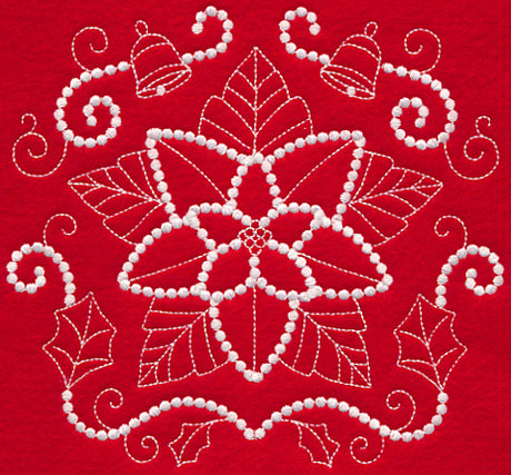 Christmas Poinsettia (Candlewicking)