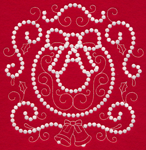 Christmas Wreath (Candlewicking)