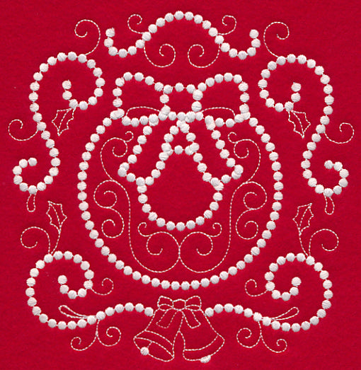 Christmas Wreath (Candlewicking)