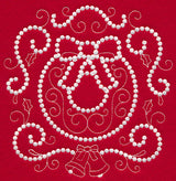 Christmas Wreath (Candlewicking)